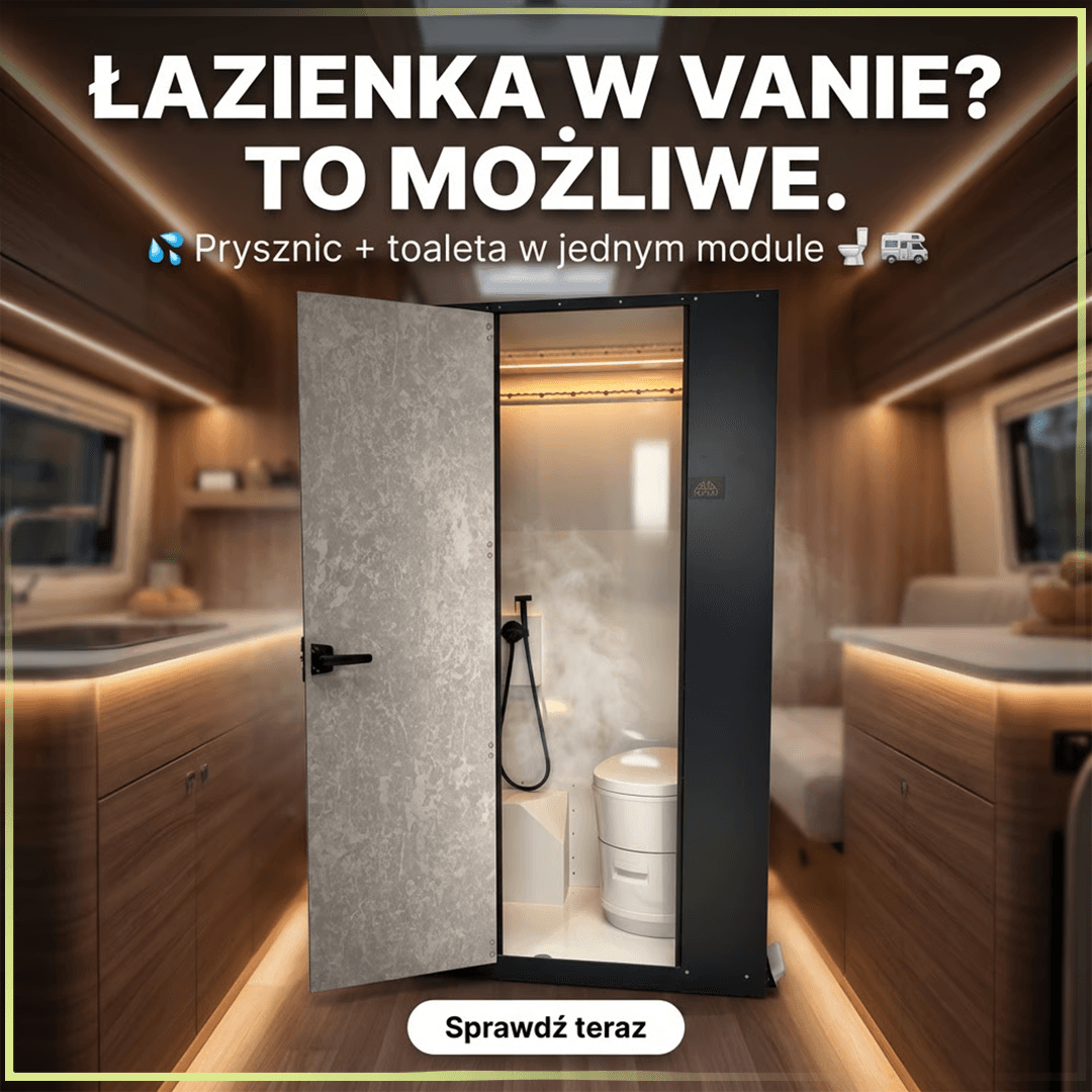 Gotowa Kabina Łazienkowa do campervana